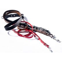 Smycz ze Skóry regulowanej długości 12mm / 220cm