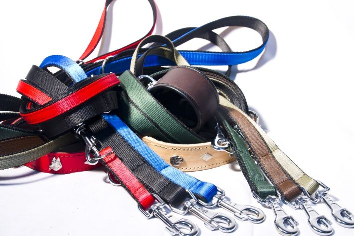 Smycz z Taśmy Podwójnej o regulowanej dług. 20/240