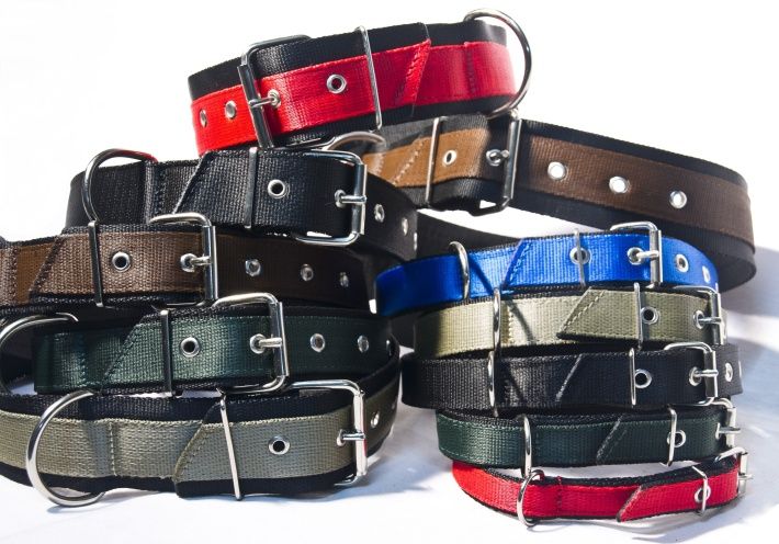 Obroża z Taśmy Podwójnej szer. 40mm długość 65cm