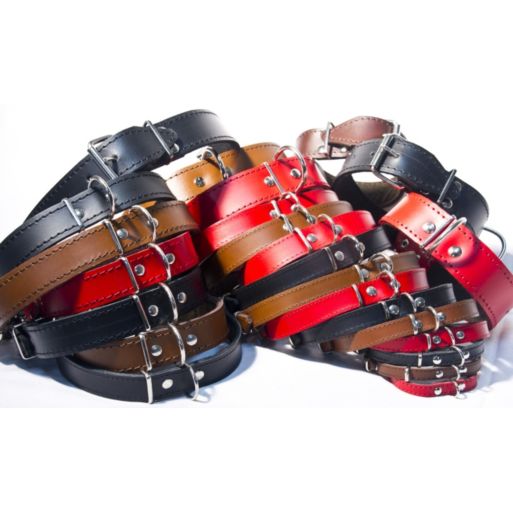 Obroża ze Skóry szer. 40mm długość 65cm