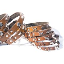 Obroża ze Skóry Zdobiona szer.22mm długość 58cm