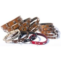 Obroża ze Skóry Zdobiona szer.30mm długość 50cm