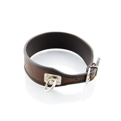 Obroża Tropowa Myśliwska na Ślad 46cm-52cm skóra n