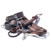 Otok Smycz treningowa ze SKÓRY NATŁUSZCZANEJ d.10m