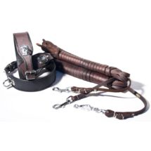 Otok Smycz treningowa ze SKÓRY NATŁUSZCZANEJ d.10m