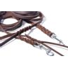 Smycz Ringówka ze skóry natłu.10mm 250cm OWCZAREK