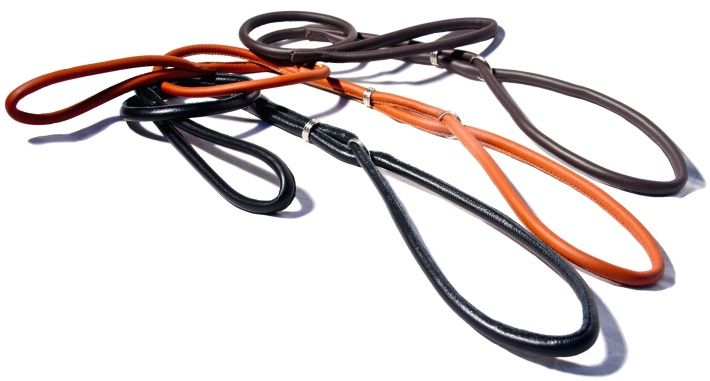 Ringówka ze skóry szytej na okrągło 8mm/135cm