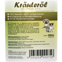 Olej Tran z Ziołami Kräuteröl mit Omega 3 6 9 Dian