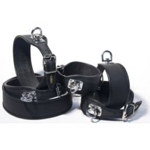 Obroża Tropowa Myśliwska na Ślad 41cm-47cm skóra n