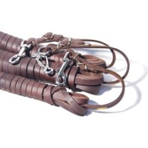 Otok Smycz treningowa ze SKÓRY NATŁUSZCZANEJ d.10m