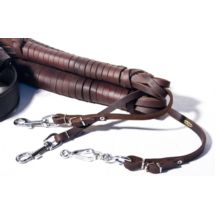 Otok Smycz treningowa ze SKÓRY NATŁUSZCZANEJ d.10m