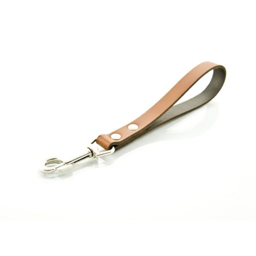 Rączka ze Skóry Rękojeść Smycz b. krótka 30cm 20mm