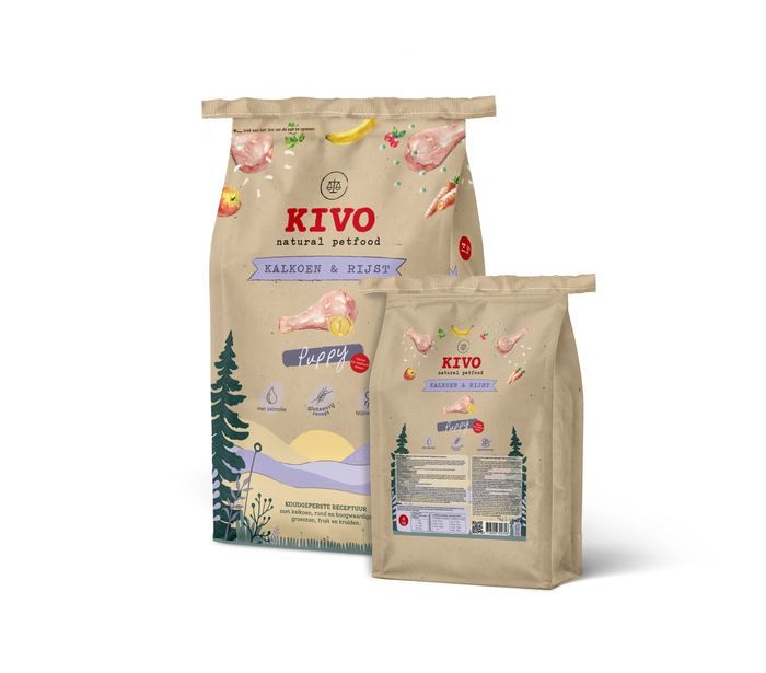 Kivo Indyk z Ryżem PUPPY 14kg karma dla szczeniąt