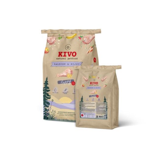 Kivo Indyk z Ryżem PUPPY 14kg karma dla szczeniąt
