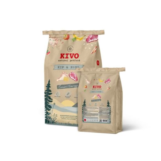 Kivo JUNIOR ENERGY Kurczak z Wołowiną 14kg