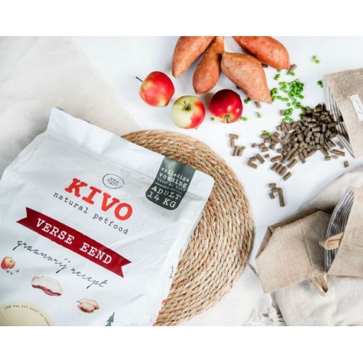 Kivo Świeża Kaczka bez zbóż tłoczona na zimno 14kg