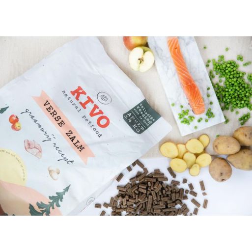 Kivo Świeży Łosoś bez zbóż, tłoczona na zimno 4kg
